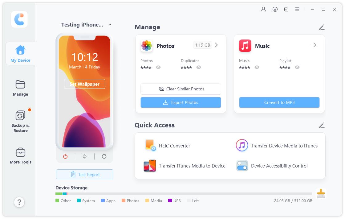 connect ios to computer