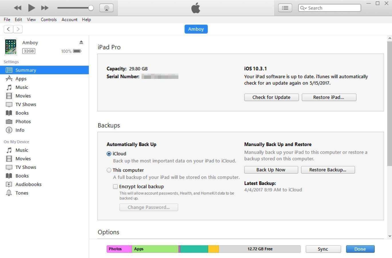save ios ecid