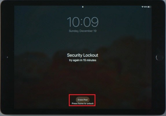 how to unlock ipad without passcode