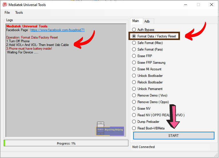 mediatek android 15 frp tool