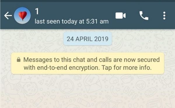 whatsapp end to end encryption
